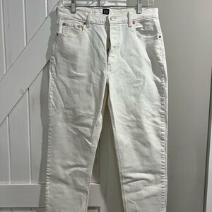 GAP Women's Cream Ankle Jeans